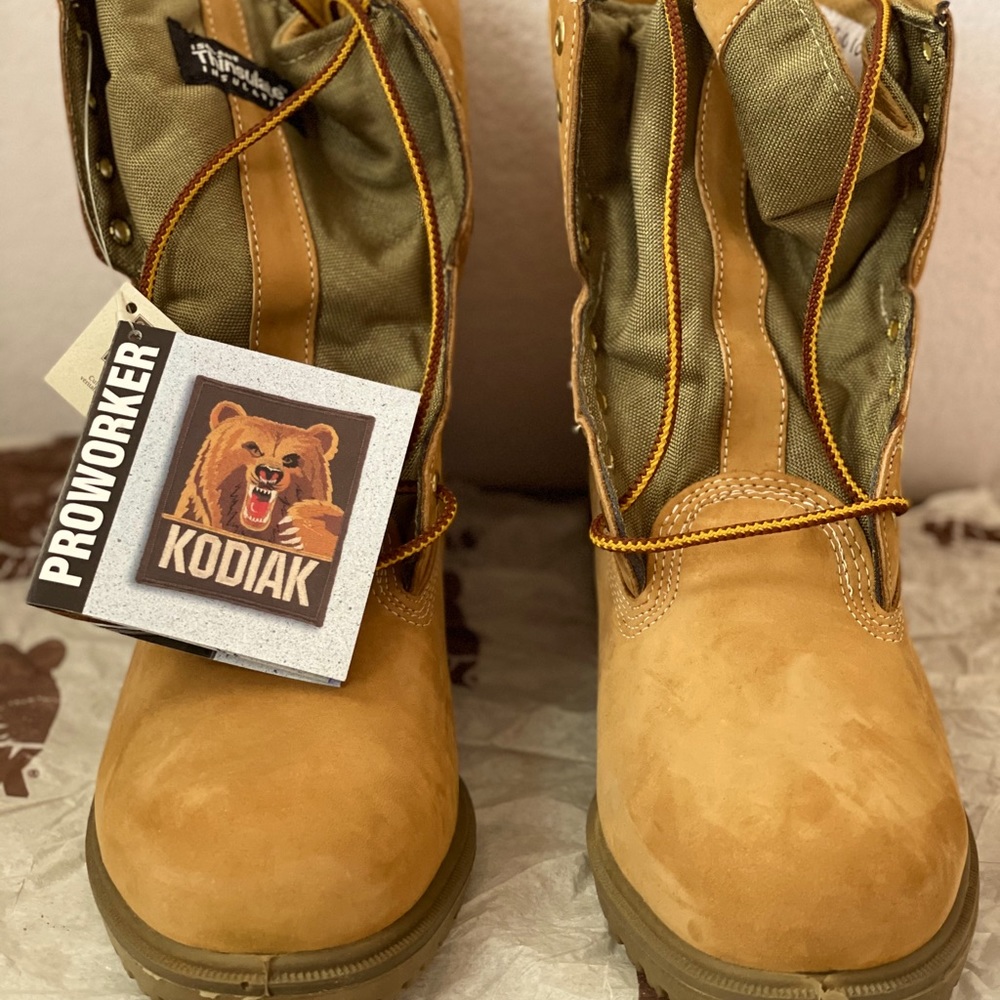 Kodiak Work Boots - steel toe & steel plate